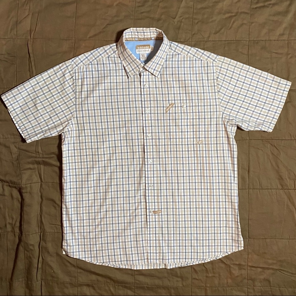 Ecko Unlimited Casual Button Down Shirt Men SizeXL